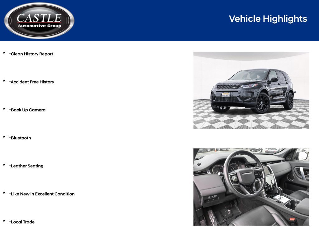 Used 2023 Land Rover Discovery Sport SE AWD/4WD image 3