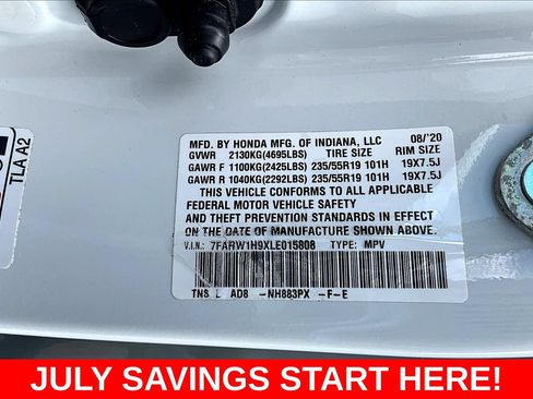 Used 2020 Honda CR-V Touring image 24
