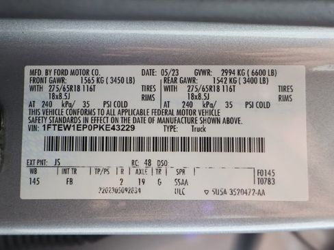 Used 2023 Ford F150 XLT w/ Equipment Group 302A High AWD/4WD image 54