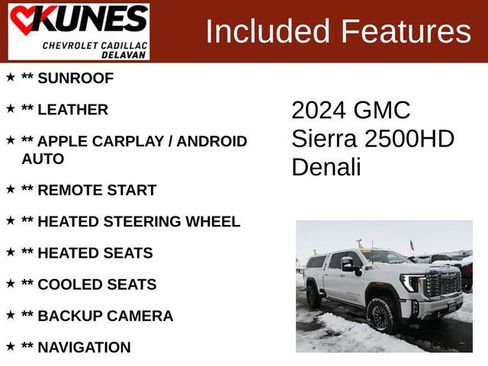 Used 2024 GMC Sierra 2500 Denali w/ Denali Reserve Package image 3