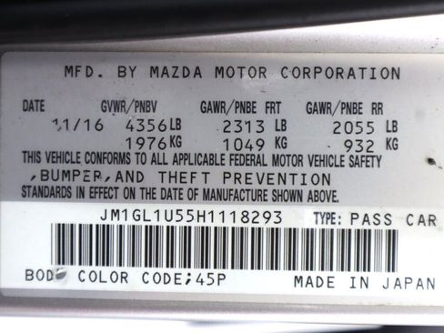 Used 2017 MAZDA MAZDA6 Sport FWD image 39