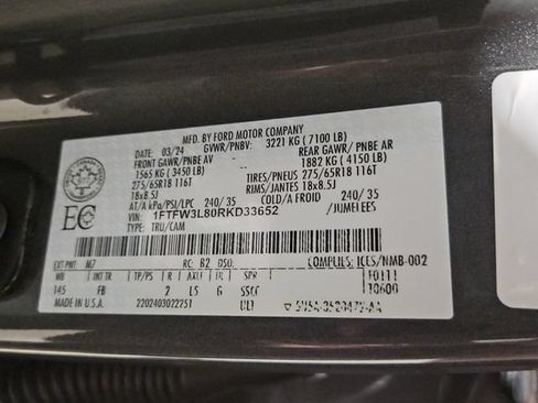 Certified 2024 Ford F150 XLT w/ Equipment Group 302A MID AWD/4WD image 41