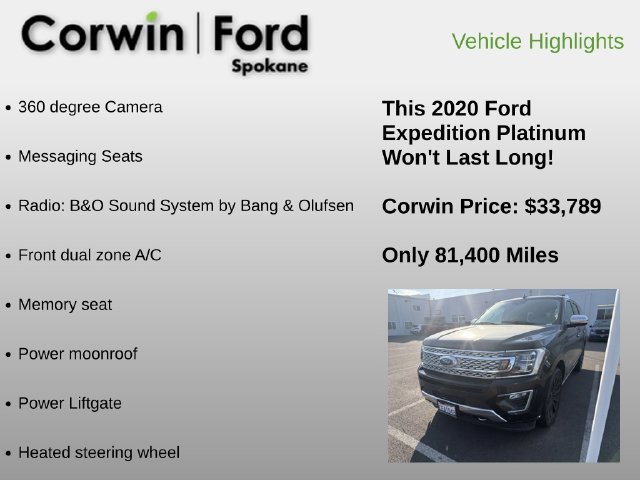 Used 2020 Ford Expedition Platinum AWD/4WD image 6