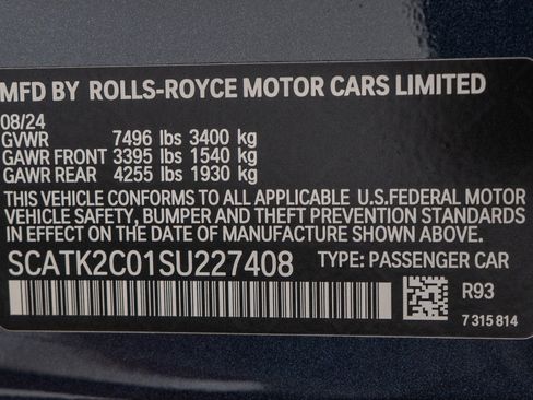 Used 2025 Rolls-Royce Spectre w/ Spectre Launch Package AWD/4WD image 20