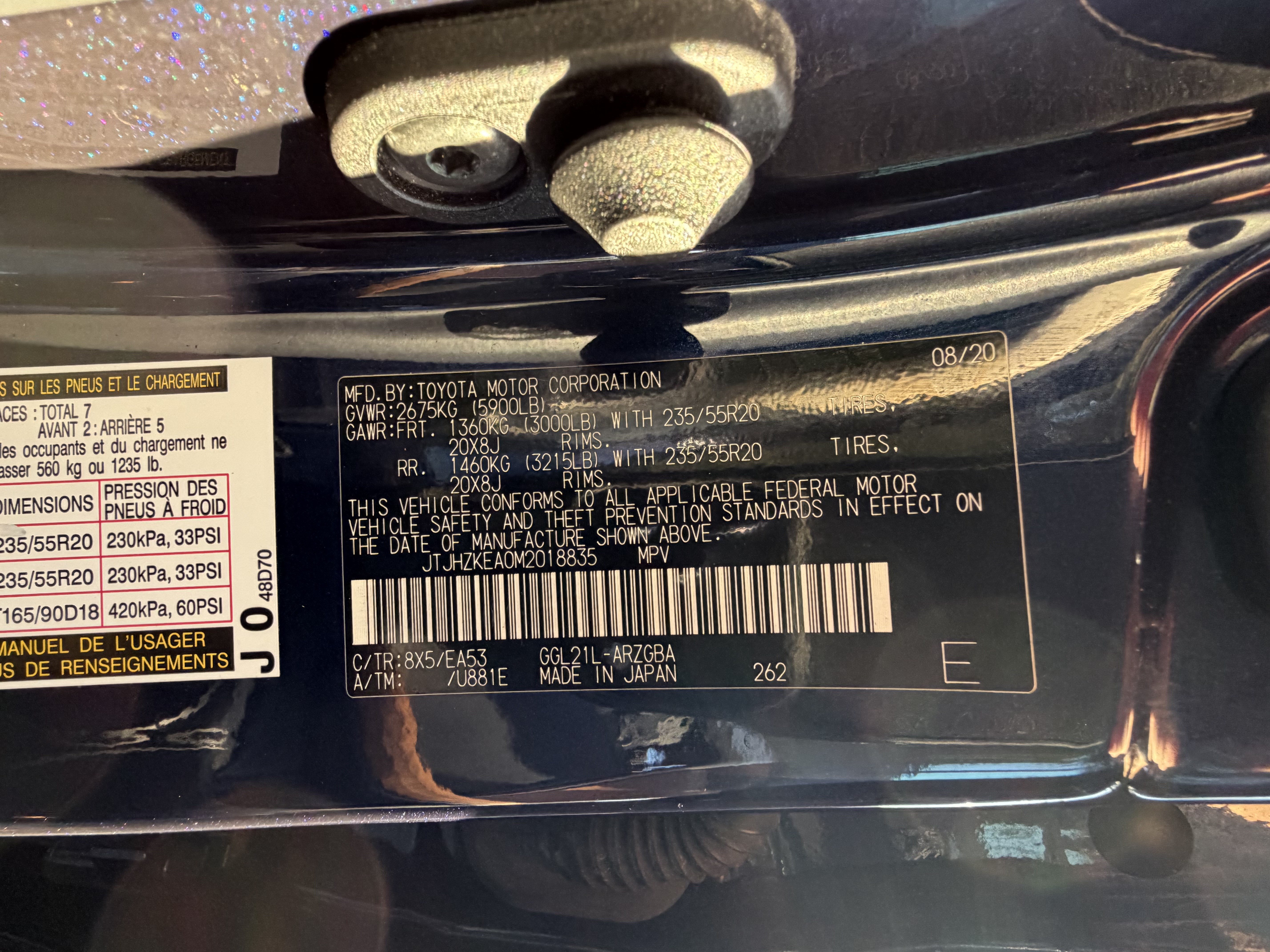 Certified 2021 Lexus RX 350L FWD w/ Premium Package image 50