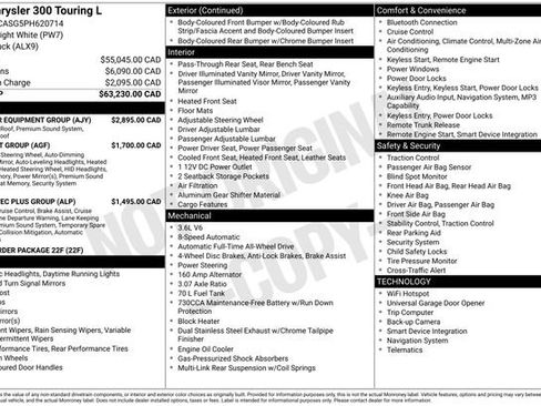 Used 2023 Chrysler 300 Touring L w/ Popular Equipment Group image 38