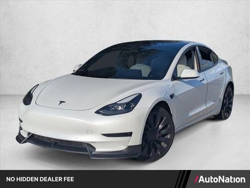 Used 2022 Tesla Model 3 Performance AWD/4WD image 1