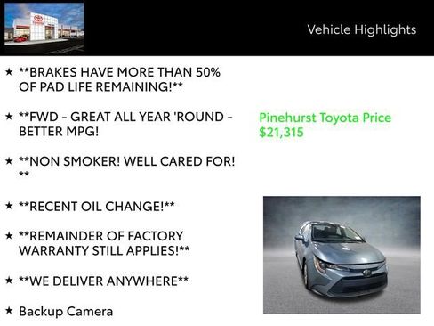 Used 2025 Toyota Corolla LE image 13