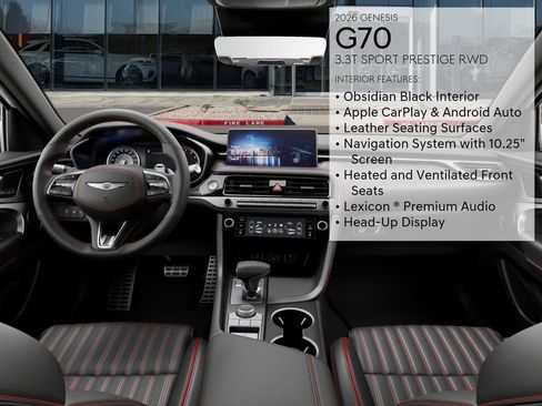 New 2026 Genesis G70 3.3T Sport Prestige image 17