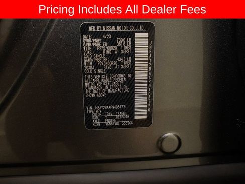 Certified 2023 Nissan Armada SL w/ Midnight Edition Package RWD image 24