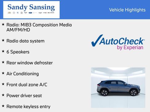 Used 2025 Volkswagen Atlas Cross Sport SE FWD image 7