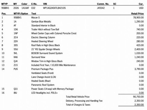 New 2026 Porsche Macan S image 45