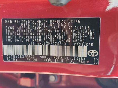 Used 2021 Toyota Corolla XSE FWD image 26