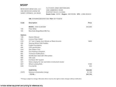 Certified 2025 Mercedes-Benz GLB 250 image 4