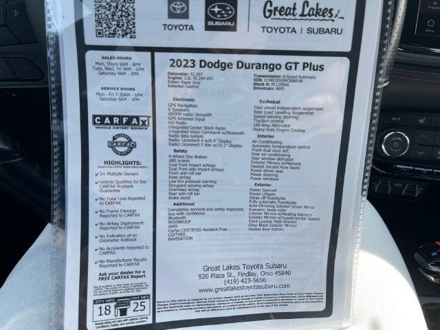 Used 2023 Dodge Durango GT AWD/4WD image 28