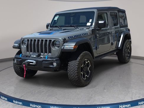 Used 2021 Jeep Wrangler Unlimited Rubicon 4xe w/ Steel Bumper Group AWD/4WD image 1