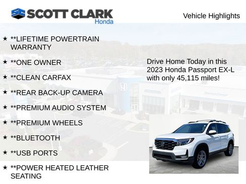 Used 2023 Honda Passport EX-L image 11