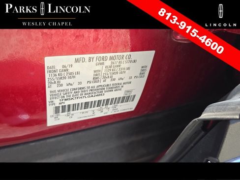 Used 2020 Ford Explorer Limited w/ Class III Trailer Tow Package RWD image 33