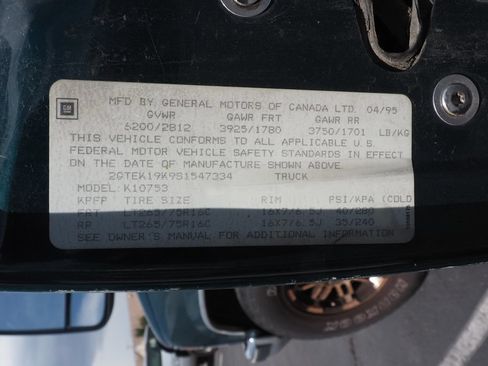 Used 1995 GMC Sierra 1500 4x4 Extended Cab image 6