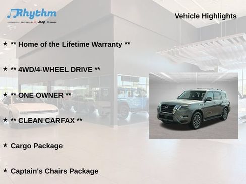 Used 2023 Nissan Armada SL w/ Captain's Chairs Package AWD/4WD image 5