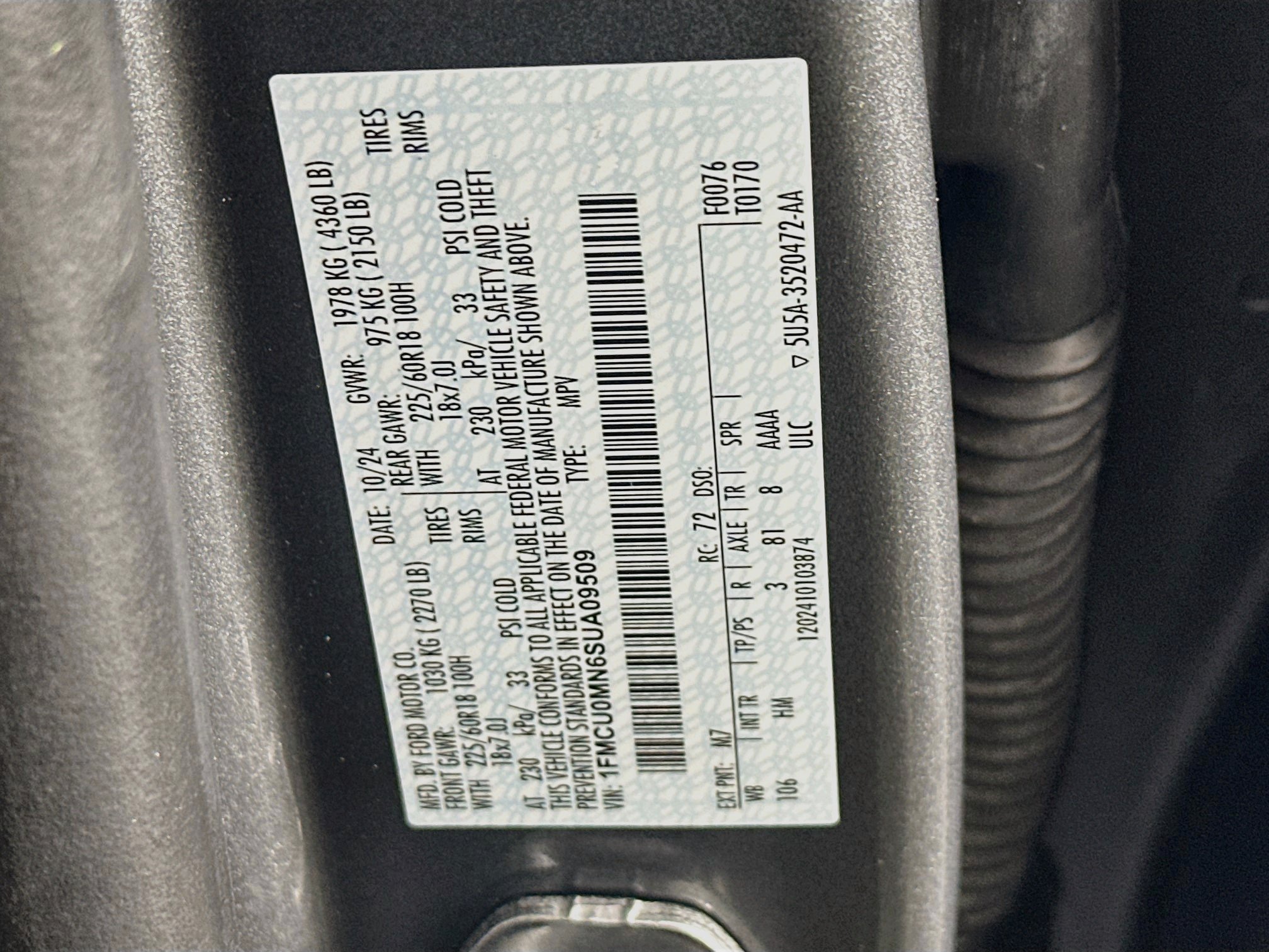 Used 2025 Ford Escape ST-Line FWD image 12