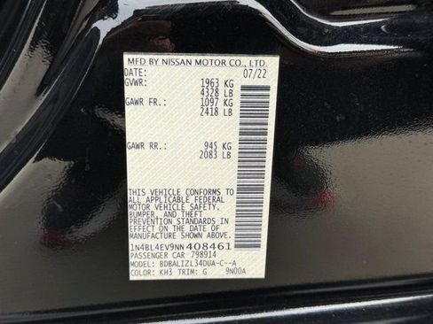 Used 2022 Nissan Altima 2.5 SL image 28