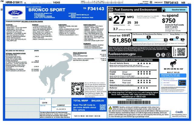 New 2026 Ford Bronco Sport Outer Banks w/ Outer Banks Tech Package+ AWD/4WD image 26