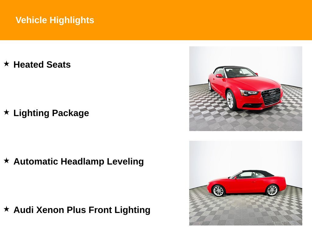 Used 2014 Audi A5 2.0T Premium w/ Lighting Package AWD/4WD image 2