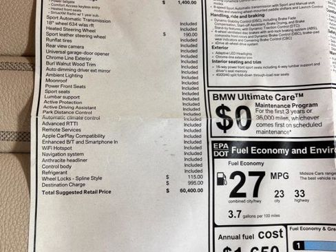 Used 2019 BMW 530i xDrive 530i xDrive Sedan w/ Convenience Package image 18