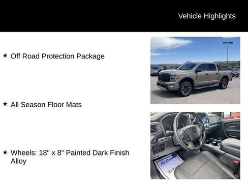 Used 2021 Nissan Titan PRO-4X w/ Off Road Protection Package AWD/4WD image 8