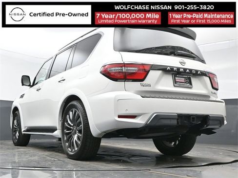 Certified 2024 Nissan Armada Platinum w/ Captain's Chairs Package image 24
