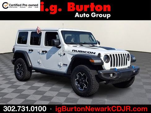 Used 2023 Jeep Wrangler Unlimited Rubicon 4xe w/ Cold Weather Group AWD/4WD image 1