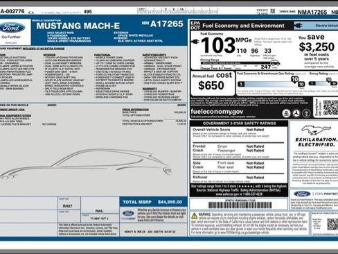 Used 2022 Ford Mustang Mach-E Select RWD image 30
