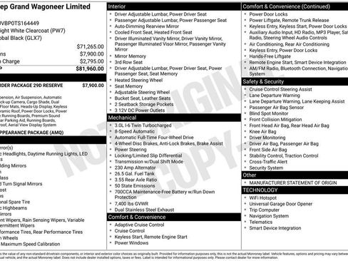 New 2026 Jeep Grand Wagoneer Limited image 28