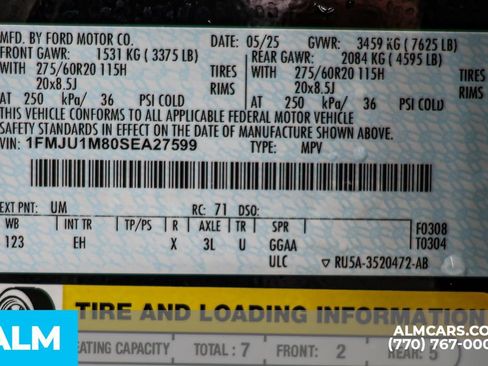 Used 2025 Ford Expedition Platinum AWD/4WD image 64