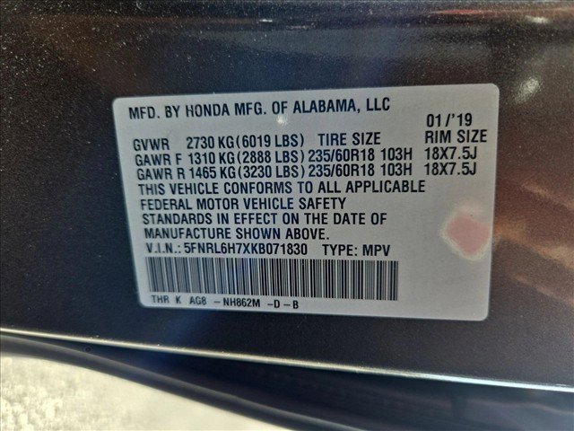 Used 2019 Honda Odyssey EX-L image 15