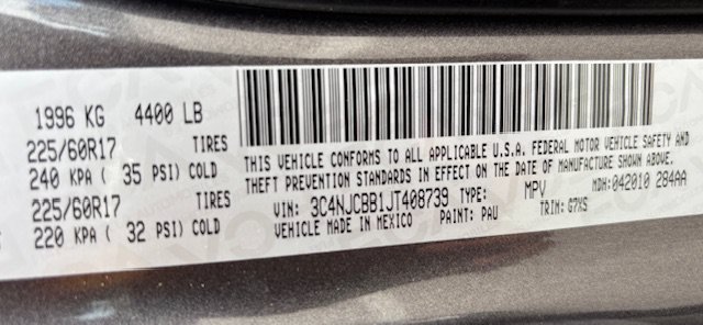 Used 2018 Jeep Compass Latitude w/ Popular Equipment Group FWD image 19