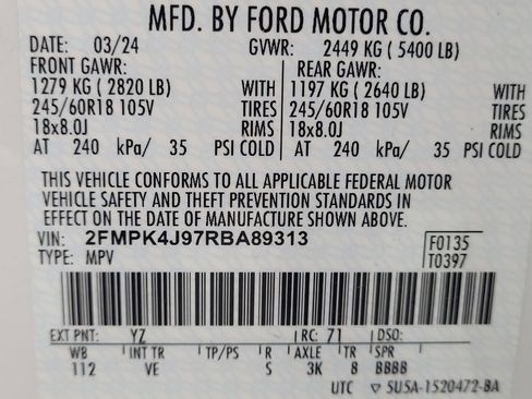 Used 2024 Ford Edge SEL image 33