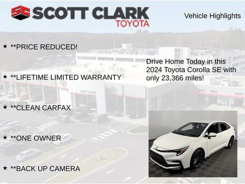 Used 2024 Toyota Corolla SE image 12