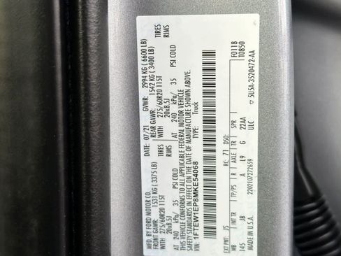 Used 2021 Ford F150 XL w/ STX Appearance Package image 26