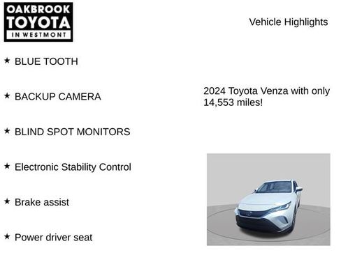 Used 2024 Toyota Venza LE AWD/4WD image 6
