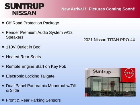 Used 2021 Nissan Titan PRO-4X w/ Pro-4x Convenience Package image 4