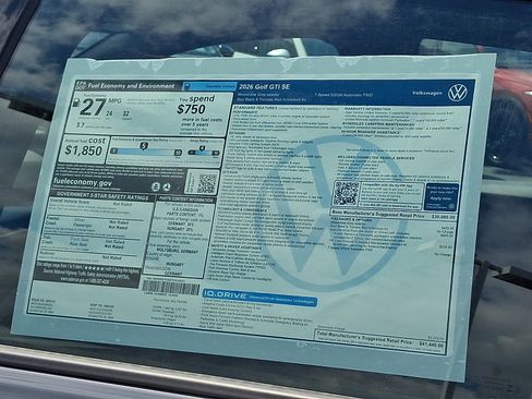New 2026 Volkswagen GTI SE FWD image 19