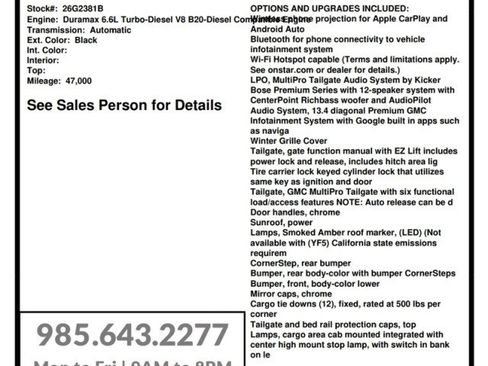 Used 2024 GMC Sierra 2500 Denali Ultimate w/ Max Trailering Package AWD/4WD image 31
