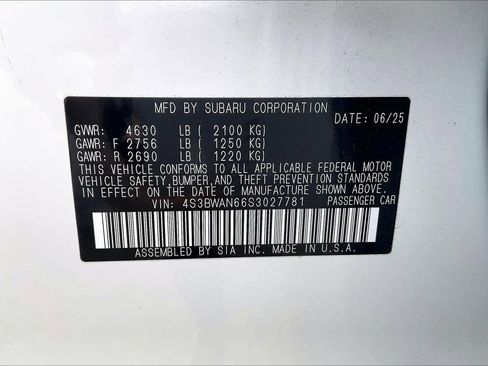 Certified 2025 Subaru Legacy Limited image 30