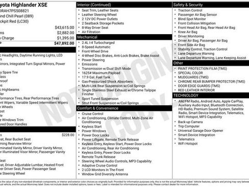 Used 2023 Toyota Highlander XSE FWD image 10