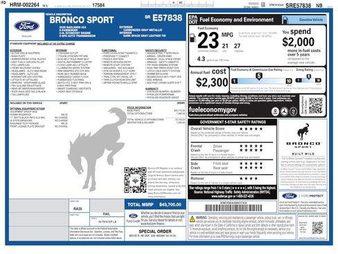 Used 2025 Ford Bronco Sport Badlands w/ Badlands Tech Package AWD/4WD image 4