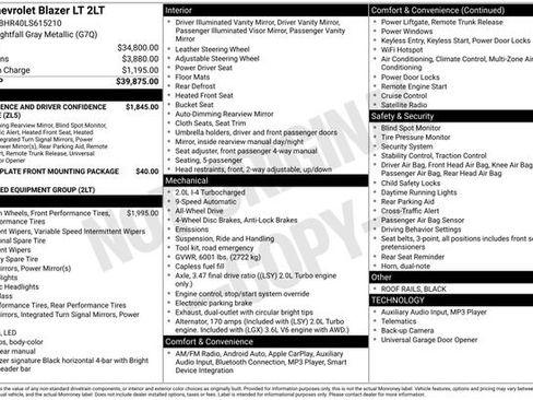 Used 2020 Chevrolet Blazer LT image 2