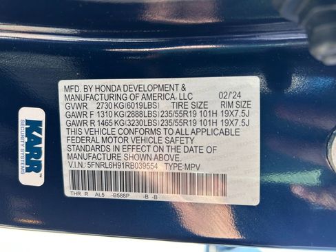 Used 2024 Honda Odyssey Elite image 35