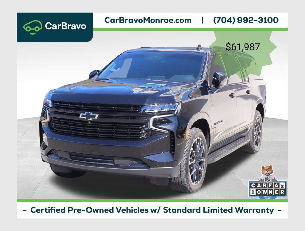 Certified 2024 Chevrolet Suburban RST w/ Luxury Package AWD/4WD 360° Tour
